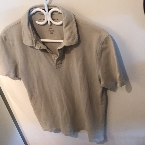 Black Brown 1826 Cream Polo Shirt 100% cotton - Picture 2 of 5